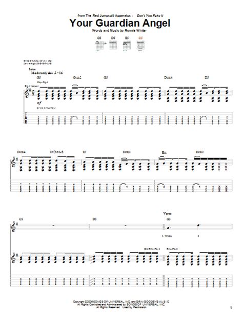 angel guitar tab|your guardian angel guitar tabs.